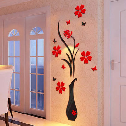 3D Flower Tree Wall Sticker