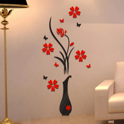 3D Flower Tree Wall Sticker